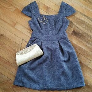 Textured BCBG Holiday Dress