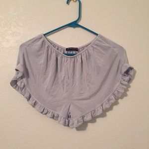 Baby blue void shorts.