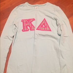 Long Sleeve Kappa Delta lettered shirt