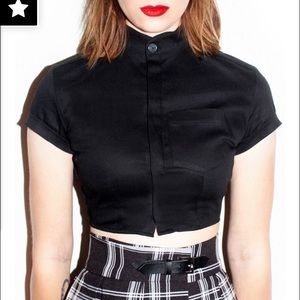 Deandri Capulet Top & Nancy Plaid Skirt