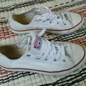 Converse white shoes