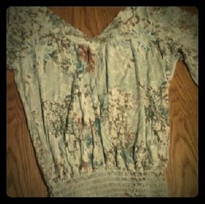 American rag hippie top