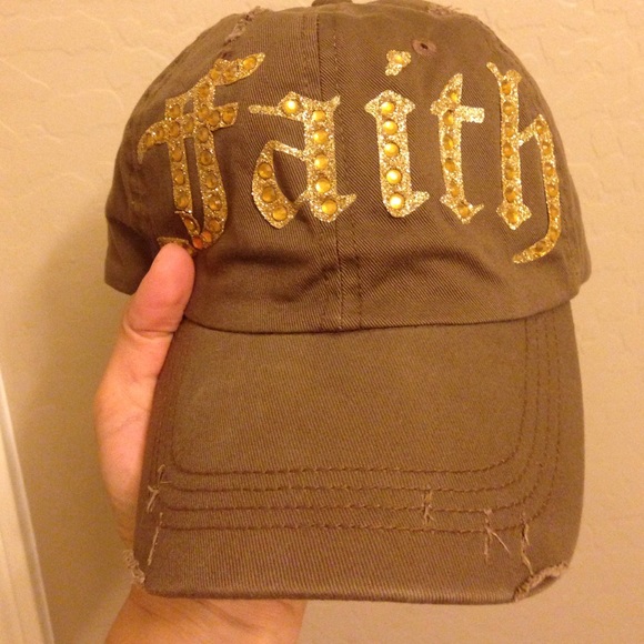 Faith bling hat