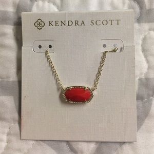 Red Kendra Scott Necklace