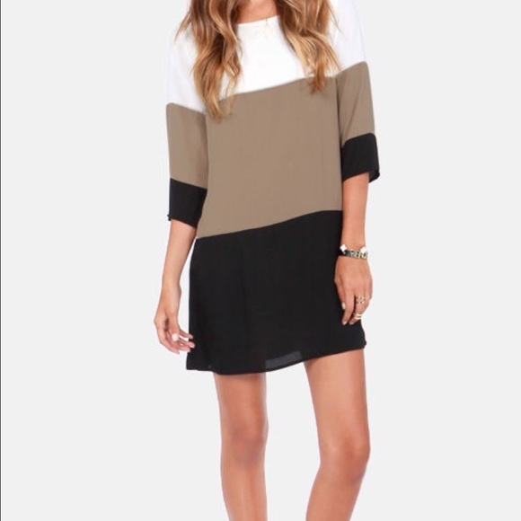 Lulu's Colorblock Shift dress