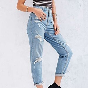 Urban Outfitters BDG high waisted ripped jeans