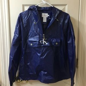 Calvin Klein Vintage Blue Raincoat