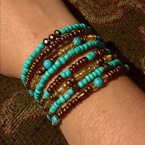 Custom order bangles with a wrap bracelet 😊👍🏻