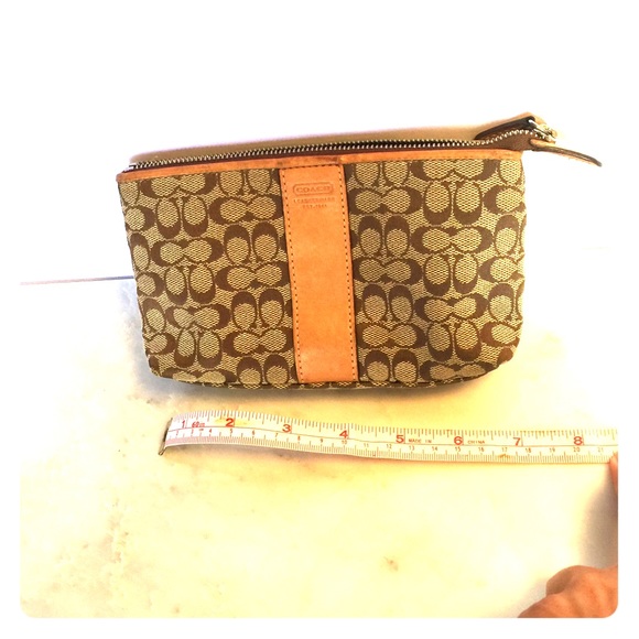 Coach makeup pouch