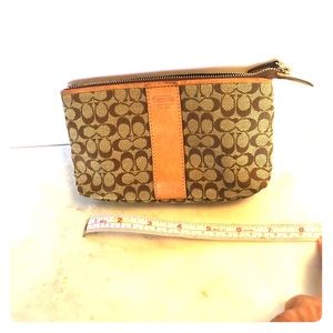 Coach makeup pouch
