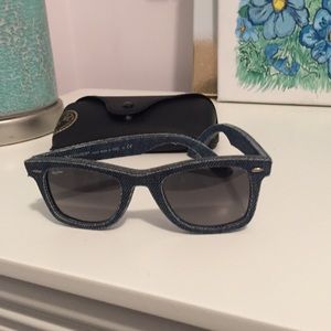 Denim ray ban wayfarer