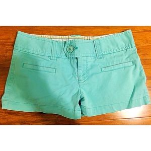 Aqua/Light Blue American Eagle Stretch Shorts - 2