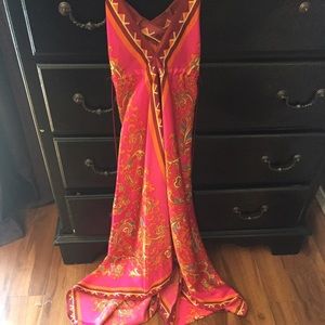 Vibrant handkerchief dress
