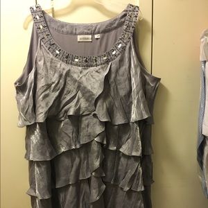 Silver/Grey layer dress
