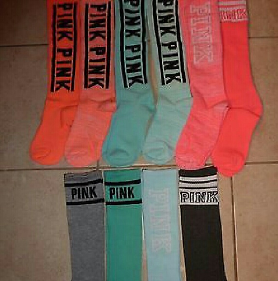 Vs pink socks