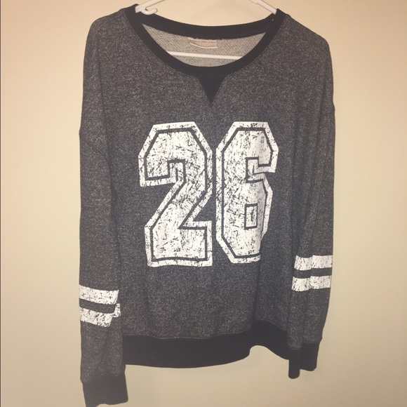 Grey speckled sweatshirt