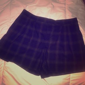 Plaid Fall/Winter Shorts