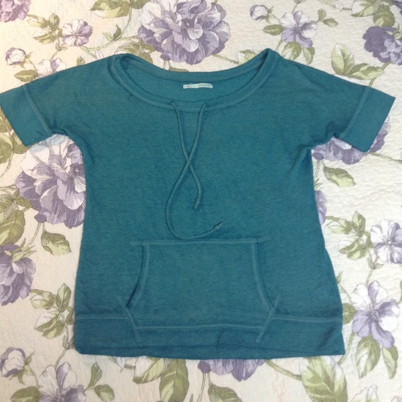 Maurice's teal dolman top, super soft!