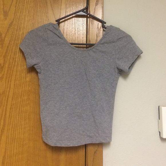 Brandy Melville Tops - Brandy Melville gray crop top