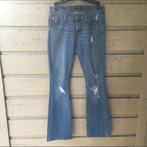 Levi's distressed jeans