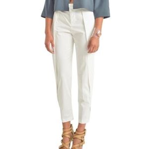 Pleated Cropped Peg Pants