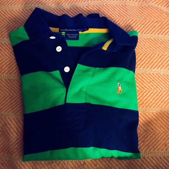 Ralph Lauren Sport Rugby Stripe Polo Shirt