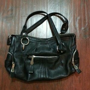 Black Leather Handbag