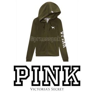 VS PINK full zip hoodie
