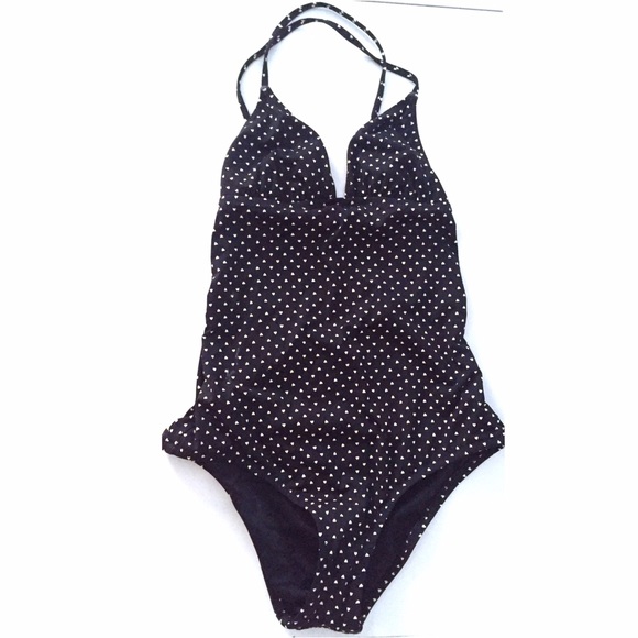Madewell Hearts One Piece Swimsuit NWT