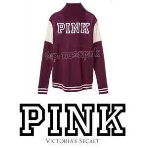 VS hi low half zip jacket