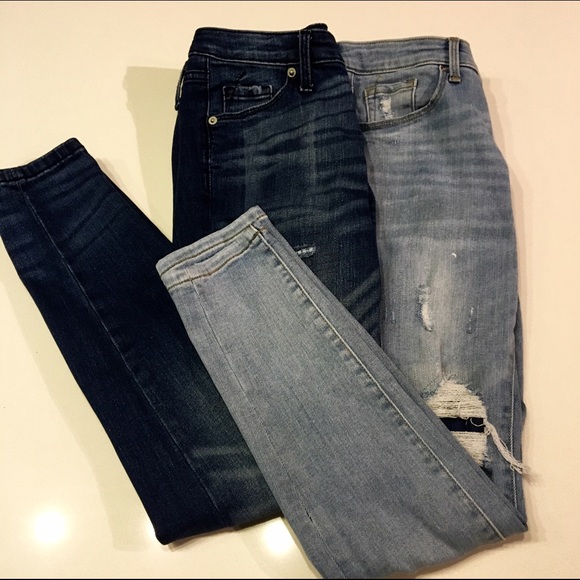NEW 2 pairs Mossimo Mid-Rise Skinny Jeans