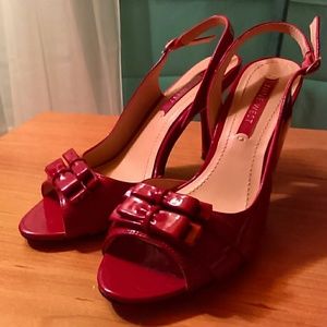 Nine West Red Slingbacks