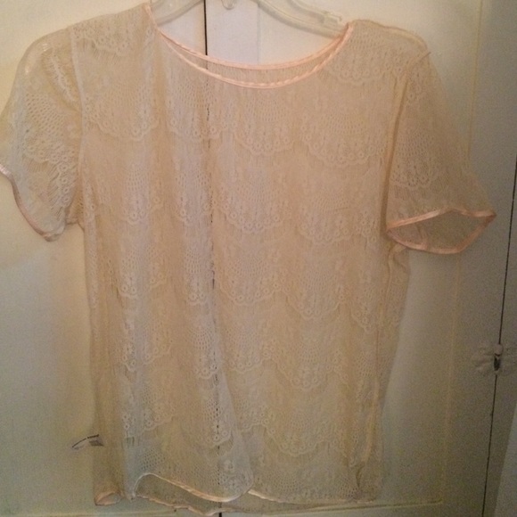 American Apparel Lace Blouse