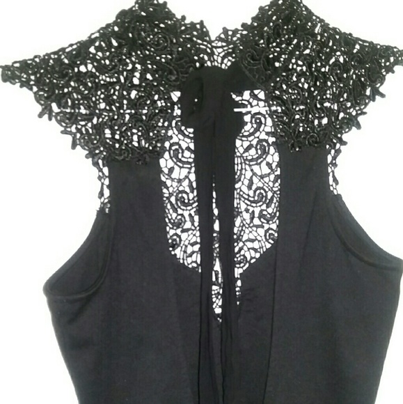 High Neck Little Black Dress - Picture 3 of 3