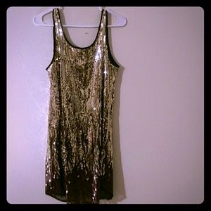 Sequinned Hombre Dress