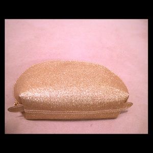 BareEscentuals Sparkly Gold Makeup Bag! NEW!