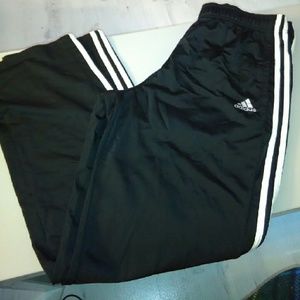 Adidas track pants men xl black white steipe Adidas track pants men xl black white steipe