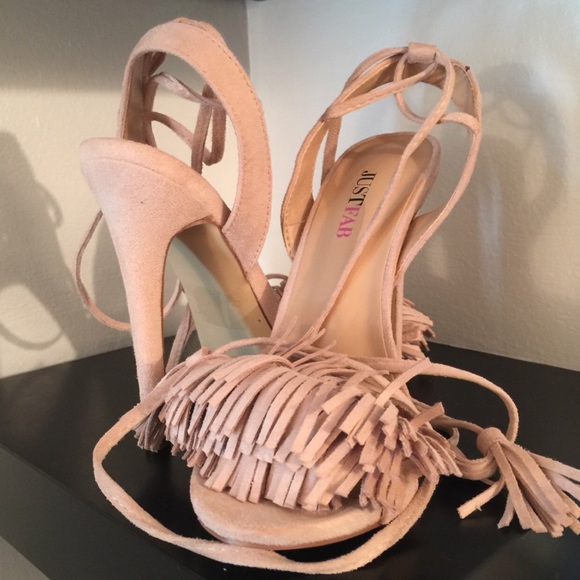 Nude heels never been worn