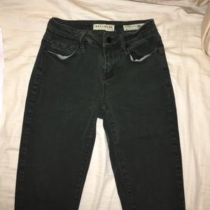 Bullhead denim forest green jeans
