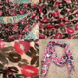 Lipstick Kisses Scarf