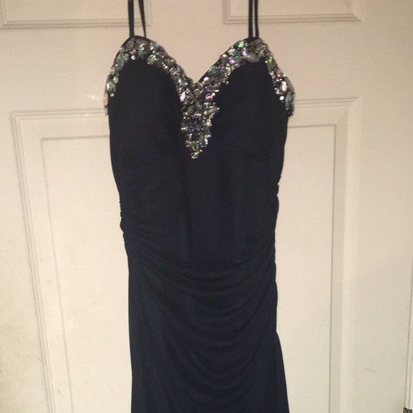 Navy Blue Prom Dress!!