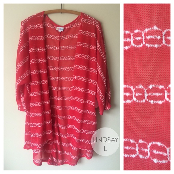 LulaRoe Lindsay Kimono- sz LG NEW w/ original tags