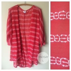 LulaRoe Lindsay Kimono- sz LG NEW w/ original tags