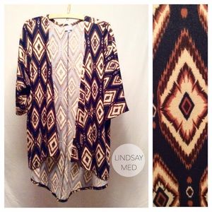 LulaRoe Lindsay Kimono- sz M- NEW w/ original tags