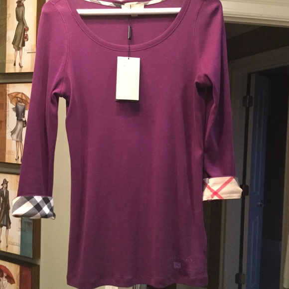 Burberry violet shirt, brand new, size M