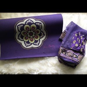Retired Rare Vera Bradley SIMPLY VIOLET Yoga Mat