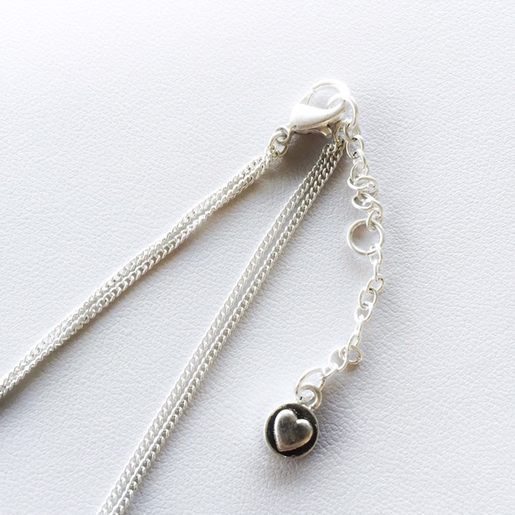 double layer triangle necklace - Picture 2 of 2