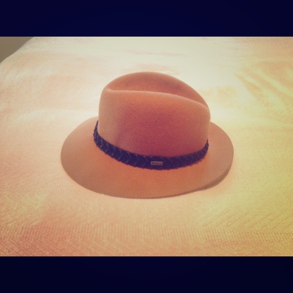 RVCA tan felt fedora used once!
