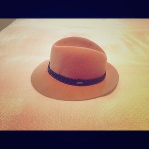 RVCA tan felt fedora used once!