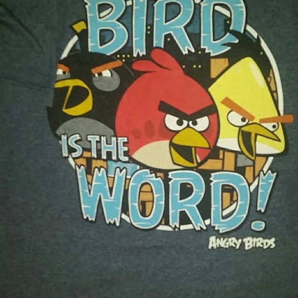 2 Angry Bird tshirts - Exc Cond! - Picture 2 of 3